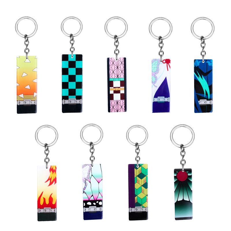 Anime Merchandise Bag - Keychain Demon Slayers Kamado Tanjirou Acrylic