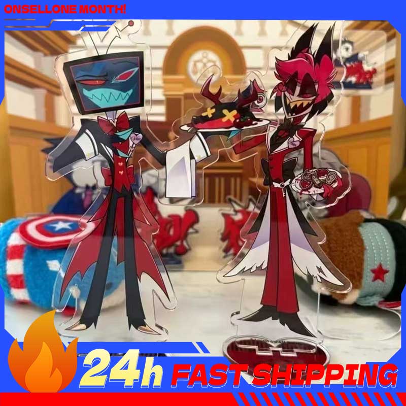 2pcs Hazbin Anime Peripherals  - Anime Merchandise Figure review and price