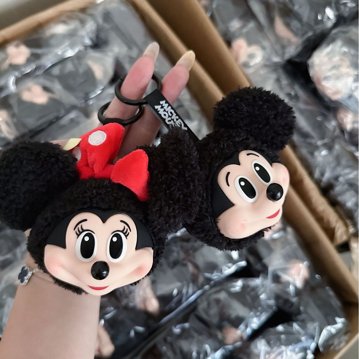 Mickey Minnie Plush Doll Keych - Original Anime Merchandise review and price