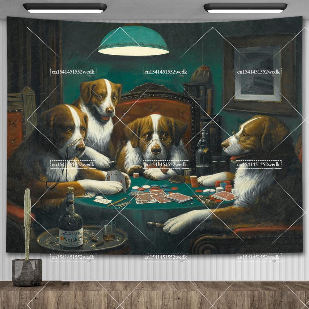 Cassius Marcellus Coolidge Dog - Wall Scroll Tapestry review and price